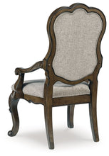 Load image into Gallery viewer, Maylee - 11 Pc. - Dining Extension Table, 4 Side Chairs, 2 Arm Chairs, Storage Bench, Buffet And Hutch - Dark Brown
