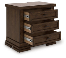 Load image into Gallery viewer, Taffenbrook - Three Drawer Night Stand - Medium Brown
