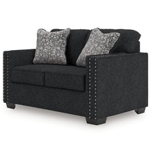 Load image into Gallery viewer, Jasmine Peaks - Loveseat - Coal
