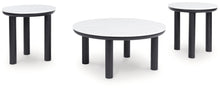 Load image into Gallery viewer, Xandrum - Occasional Table Set (Set of 3) - Black / White
