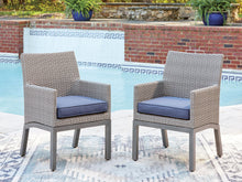 Load image into Gallery viewer, Half Moon Beach - Arm Chair With Cushion (Set of 2) - Blue / Gray
