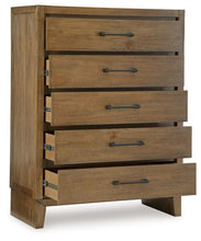 Load image into Gallery viewer, Sherbana - Five Drawer Chest - Light Brown
