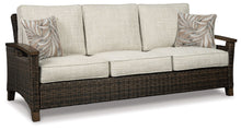 Load image into Gallery viewer, Paradise Trail - Sofa with Cushion - Medium Brown
