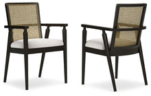 Load image into Gallery viewer, Galliden - Dining Upholstered Arm Chair (Set of 2) - Black
