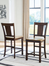 Load image into Gallery viewer, Rylandeen - Barstool (Set of 2) - Light Brown / Dark Brown
