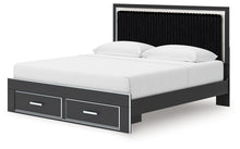 Load image into Gallery viewer, Zuraleus - Upholstered Panel Platform Storage Bed
