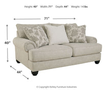Load image into Gallery viewer, Asanti - Loveseat - Fog
