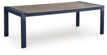 Load image into Gallery viewer, East Beach - Rectangular Dining Table With Umbrella Option - Blue
