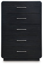 Load image into Gallery viewer, Rowanbeck - Five Drawer Chest - Black
