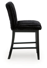 Load image into Gallery viewer, Mervannie - Upholstered Barstool (Set of 2) - Black
