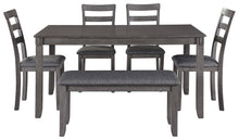 Load image into Gallery viewer, Bridson - RECT DRM Table Set (Set of 6) - Gray
