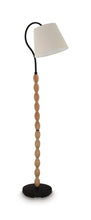 Load image into Gallery viewer, Corinwell - Wood Floor Lamp - Brown / Black
