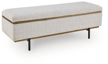 Load image into Gallery viewer, Dettaford Next-Gen Nuvella - Storage Bench - Stone

