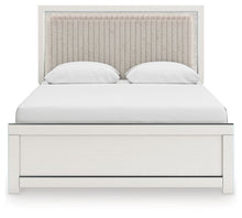 Load image into Gallery viewer, Zuraleus - Upholstered Panel Platform Bed With Roll Slats
