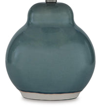Load image into Gallery viewer, Byronburg - Ceramic Table Lamp - Blue / Beige
