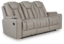 Load image into Gallery viewer, Elevate Edges - Reclining Sofa With Drop Down Table - Coin
