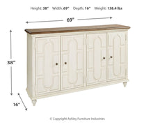 Load image into Gallery viewer, Roranville - Accent Cabinet - Antique White
