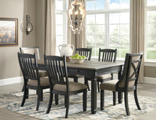 Load image into Gallery viewer, Tyler Creek - Dining UPH Side Chair (Set of 2) - Slatback - Black / Grayish Brown
