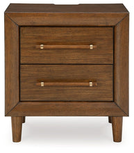 Load image into Gallery viewer, Lyncott - Two Drawer Night Stand - Brown
