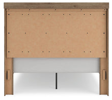 Load image into Gallery viewer, Oliandon - 3 Pc. - Queen Panel Storage Bed, Dresser And Mirror - Light Brown
