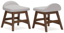 Load image into Gallery viewer, Lyncott - Home Office Desk Chair - Light Gray / Brown
