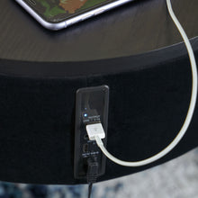 Load image into Gallery viewer, Nedman - Accent Table With Speaker - Black / Gold Finish
