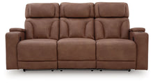 Load image into Gallery viewer, Clean-Slate - Power Reclining Sofa / Adj Headrest - Caramel
