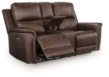 Load image into Gallery viewer, Bleckley - Power Reclining Loveseat With Console / Adjustable Headrest
