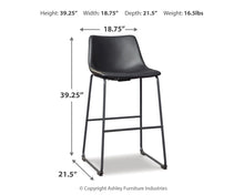 Load image into Gallery viewer, Centiar - Upholstered Barstool (Set of 2)
