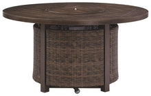 Load image into Gallery viewer, Paradise Trail - Round Fire Pit Table - Medium Brown
