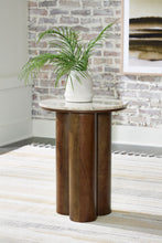 Load image into Gallery viewer, Henfield - Accent Table - Beige / Brown
