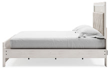 Load image into Gallery viewer, Altyra - King Panel Bed With Upholstered Headboard - White
