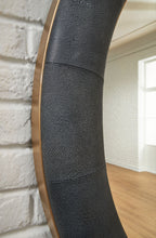 Load image into Gallery viewer, Corinsworth - Accent Mirror - Charcoal / Brass Finish
