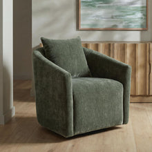 Load image into Gallery viewer, Leastow - Swivel Accent Chair - Loden
