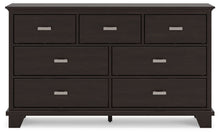 Load image into Gallery viewer, Covetown - Dresser - Dark Brown
