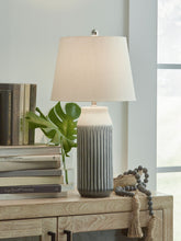 Load image into Gallery viewer, Afener - Ceramic Table Lamp (Set of 2) - Blue / Beige
