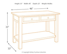 Load image into Gallery viewer, Tyler Creek - Sofa Table - Grayish Brown / Black
