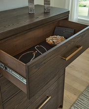 Load image into Gallery viewer, Radkin - Five Drawer Chest - Burnished Brown
