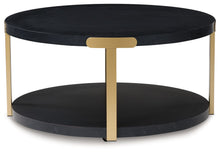 Load image into Gallery viewer, Shylore - Occasional Table Set (Set of 3) - Black / Brass Finish
