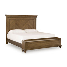 Load image into Gallery viewer, Karallin - 3 Pc. - Queen Panel Storage Bed, Dresser And Mirror - Medium Brown
