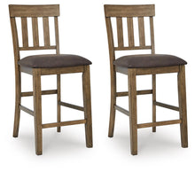 Load image into Gallery viewer, Urbinforte - Upholstered Barstool (Set of 2) - Light Brown
