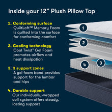 Load image into Gallery viewer, Five Star Mattress - Sleep to Go 12" Plush Pillow Top Mattress in a Box
