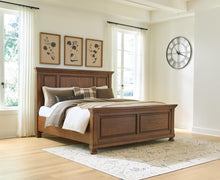 Load image into Gallery viewer, Zackaryn - King Panel Bed - Warm Brown

