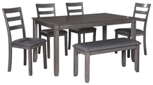 Load image into Gallery viewer, Bridson - RECT DRM Table Set (Set of 6) - Gray
