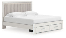 Load image into Gallery viewer, Zuraleus - Upholstered Panel Platform Storage Bed
