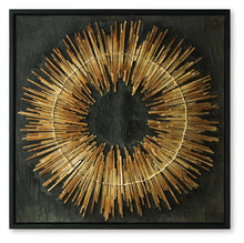 Load image into Gallery viewer, Buddins - Wall Art - Black / Gold Finish
