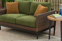 Load image into Gallery viewer, Horizon Hall - Loveseat With Cushion - Brown / Green
