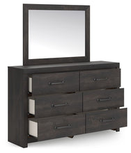 Load image into Gallery viewer, Hollivern - 4 Pc. - Twin Panel Storage Bed, Dresser, Mirror And Chest - Dark Gray
