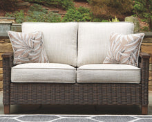 Load image into Gallery viewer, Paradise Trail - Loveseat w/Cushion - Medium Brown
