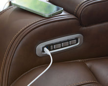 Load image into Gallery viewer, Knightington - Power Reclining Loveseat With Audio Seating
